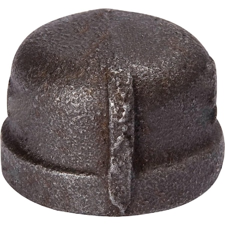 B & K 1/8 In. Malleable Black Iron Cap 521-400HC